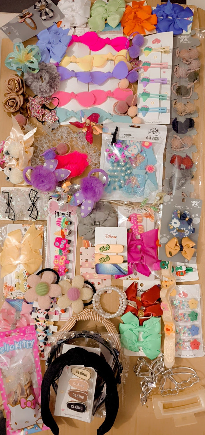 1 kg imported mix hair accessories