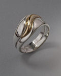 14K Gold and Sterling Silver Ring