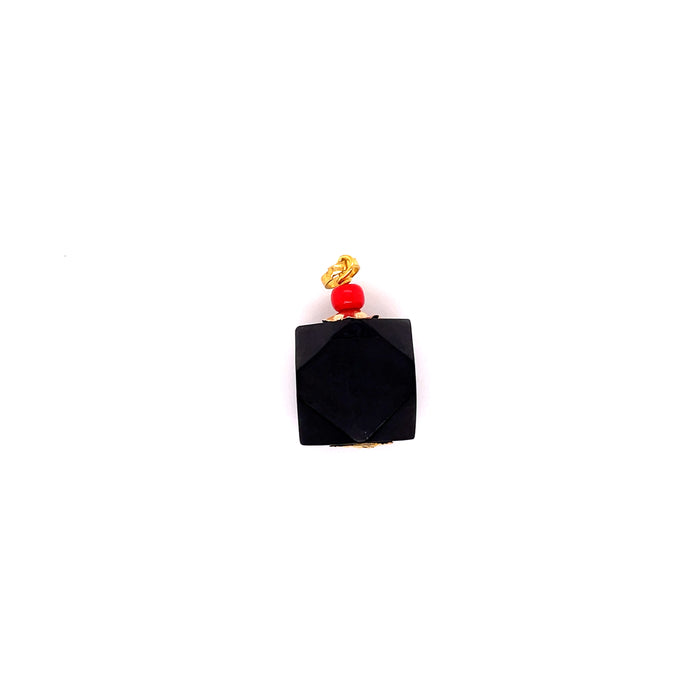 14kt Yellow Gold Azabache Pendants-pendant charm-lirysjewelry