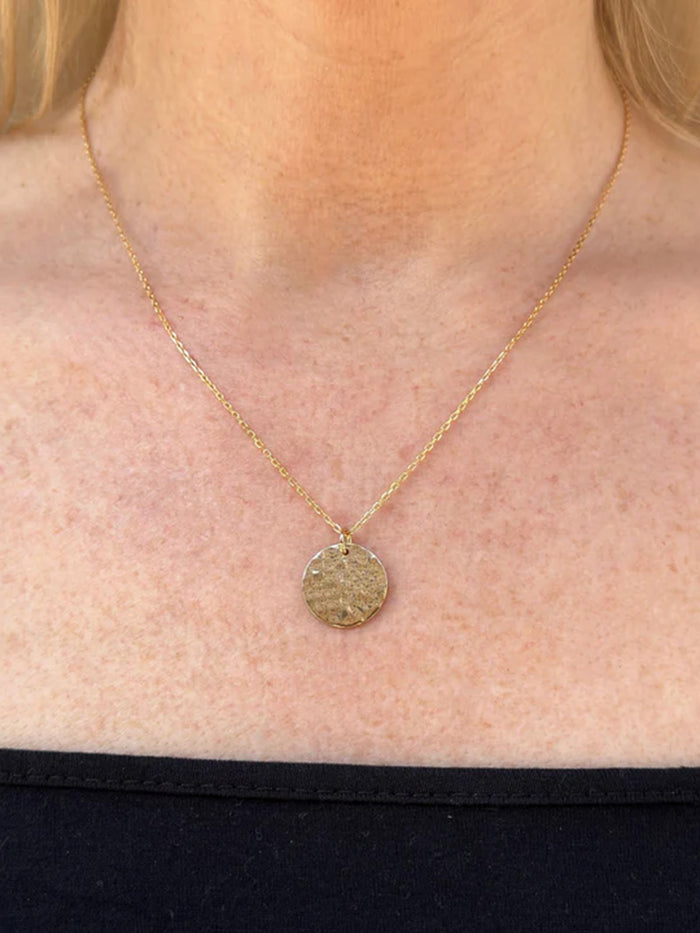 15mm Martelee Pendant