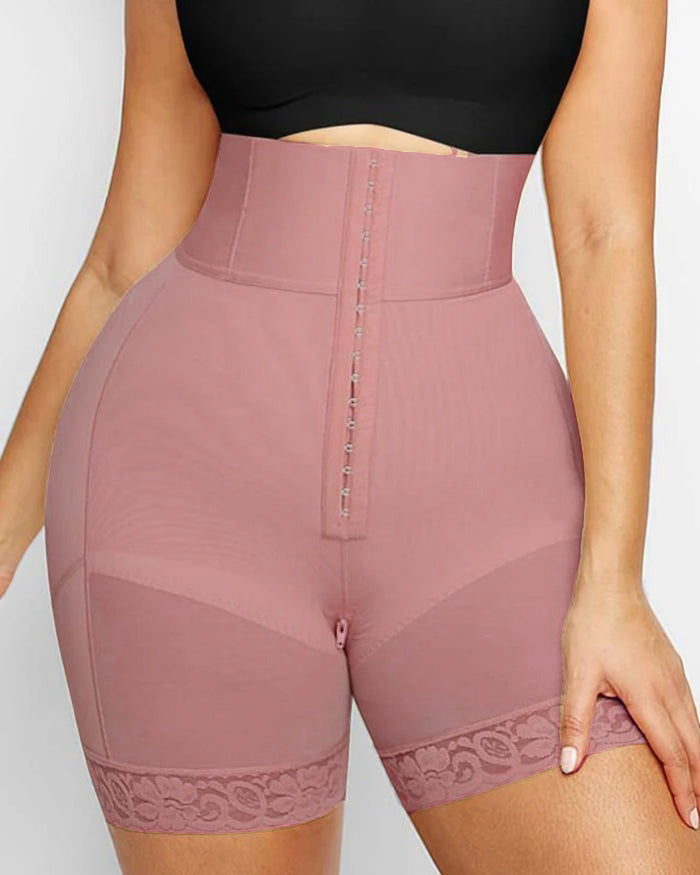 3 Boned Sculpt High Waist Tummy Control Booty Shorts  - By Qivii