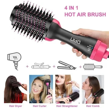 3 in 1 Hot Air Brush Hair Dryer & Styler
