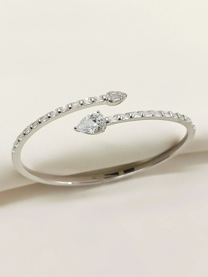 Adrika White American Diamond Bracelet