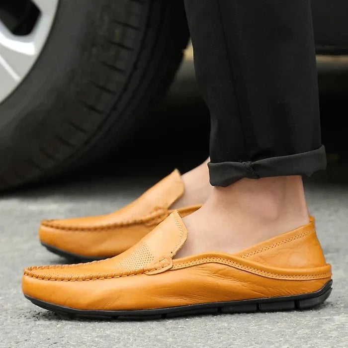 Aero Leather Loafers  - By Qivii
