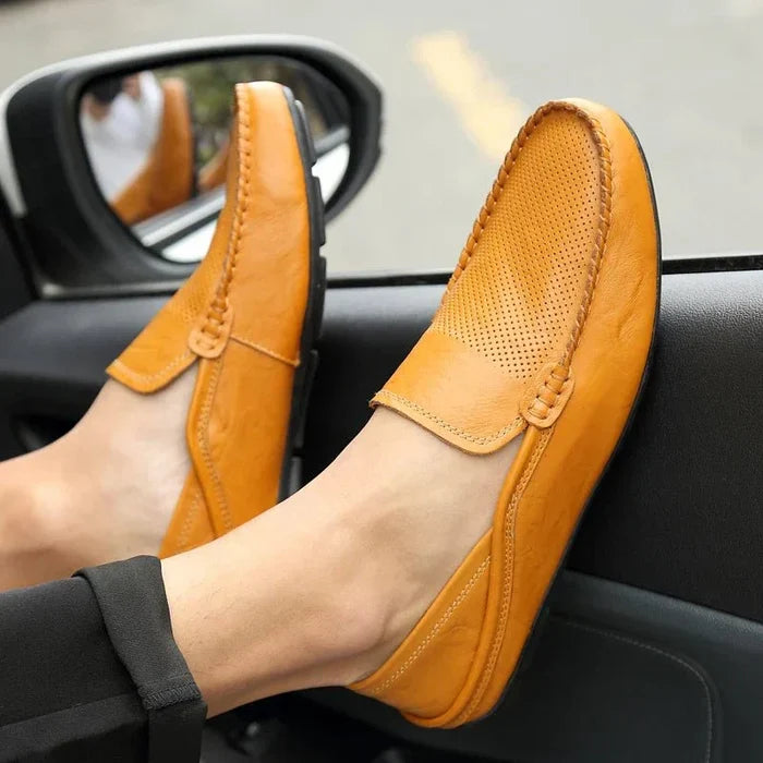 Aero Leather Loafers  - By Qivii