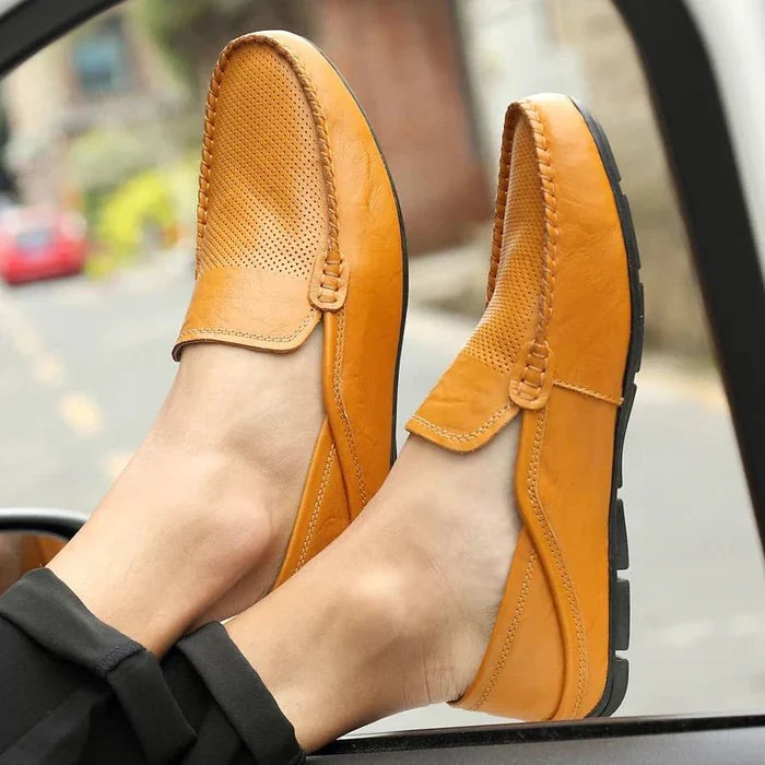 Aero Leather Loafers  - By Qivii