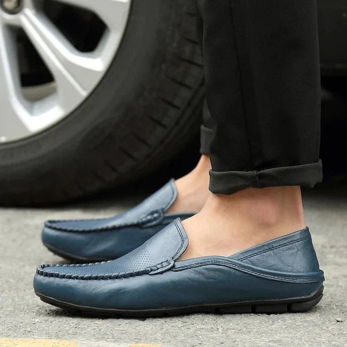 Aero Leather Loafers  - By Qivii
