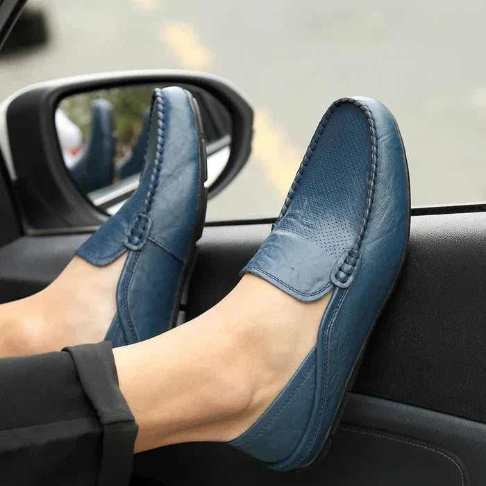Aero Leather Loafers  - By Qivii