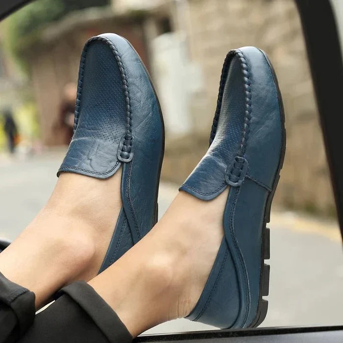 Aero Leather Loafers  - By Qivii