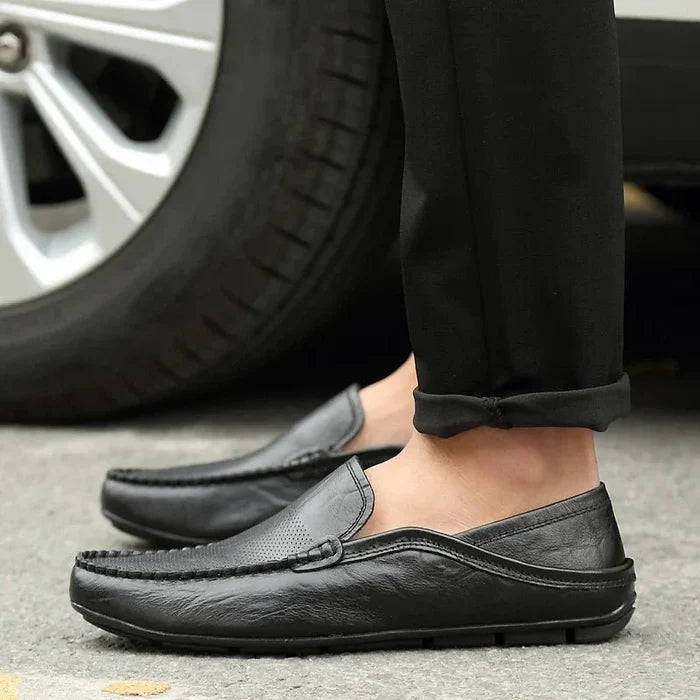 Aero Leather Loafers  - By Qivii