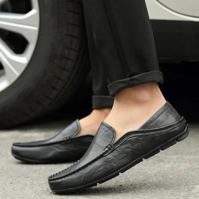 Aero Leather Loafers  - By Qivii