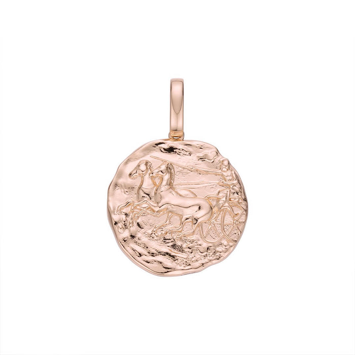 Ancient Greek Coin Medallion-pendant charm-lirysjewelry