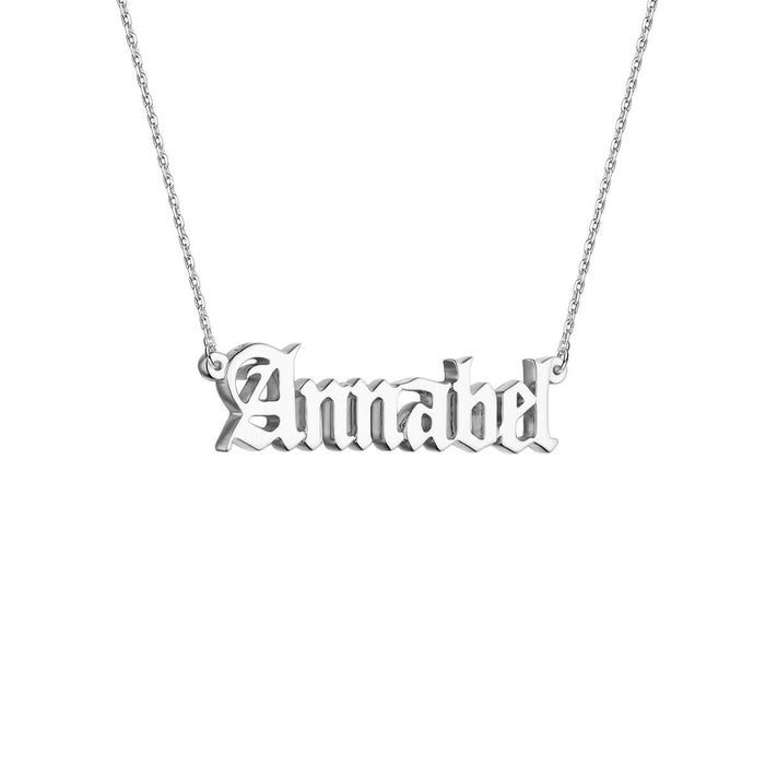 Personalized Name plate-pendant charm-lirysjewelry