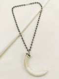 Annette White Bone Men's Neckpiece