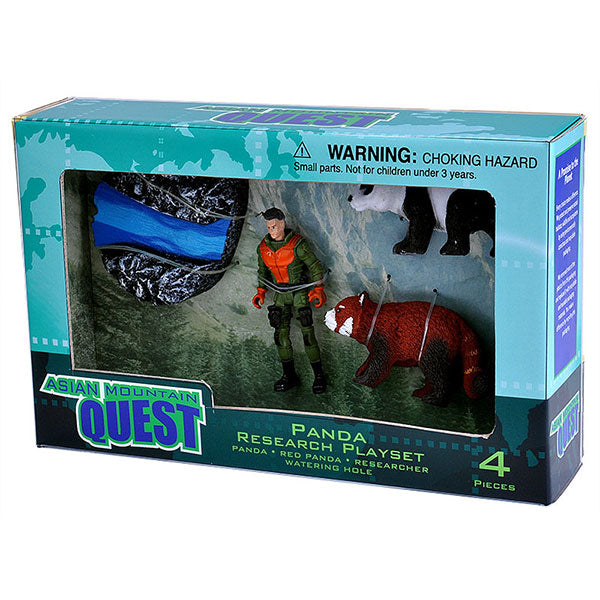 Asian Mountain Quest Panda Research Playset