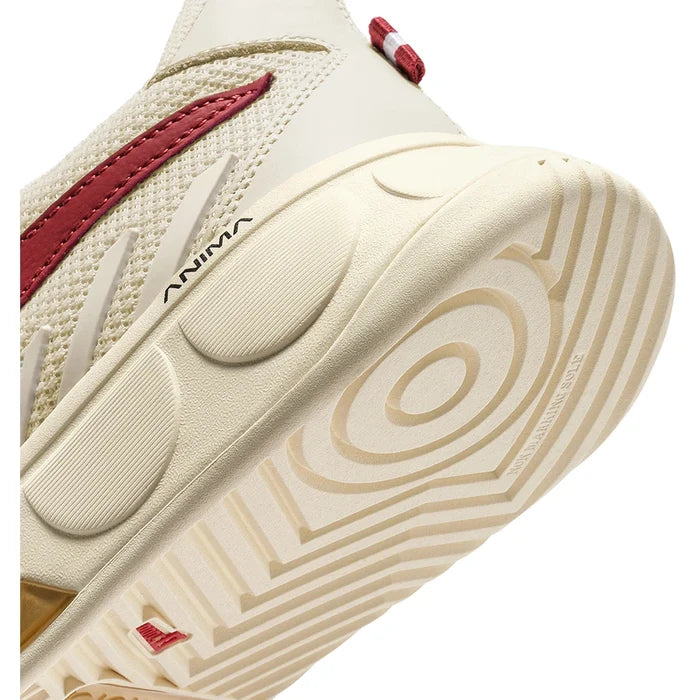 B. Elite Star Court Shoes Whisper White and Garnet