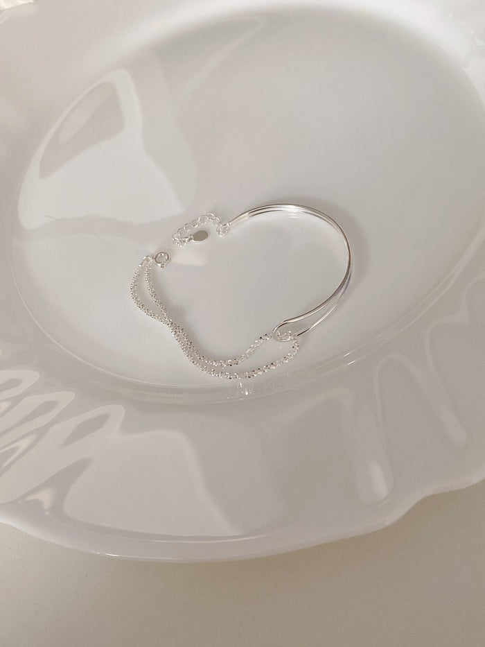 B1194 Dazzling Half-Bangle Bracelet
