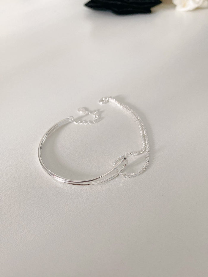 B1194 Dazzling Half-Bangle Bracelet
