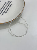 B1495 Wavy Polished Rigid Bracelet