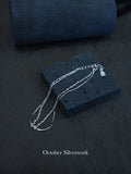 B1569 Snake bone chain with small bead double chain bracelet
