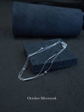 B1570 Sterling Silver Double-Chain Bracelet