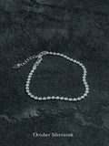 B1577 Round Edge-Cut Sidelink Bracelet