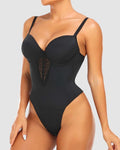 Backless Push Up Bra Waist Slimming Butt Lifter Thong Shapewear Bodysuit  - By Qivii