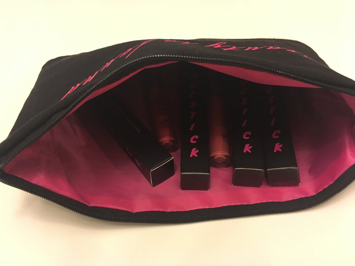 "Beauty Is Found Within" Canvas Cosmetic Bag | By The Clique