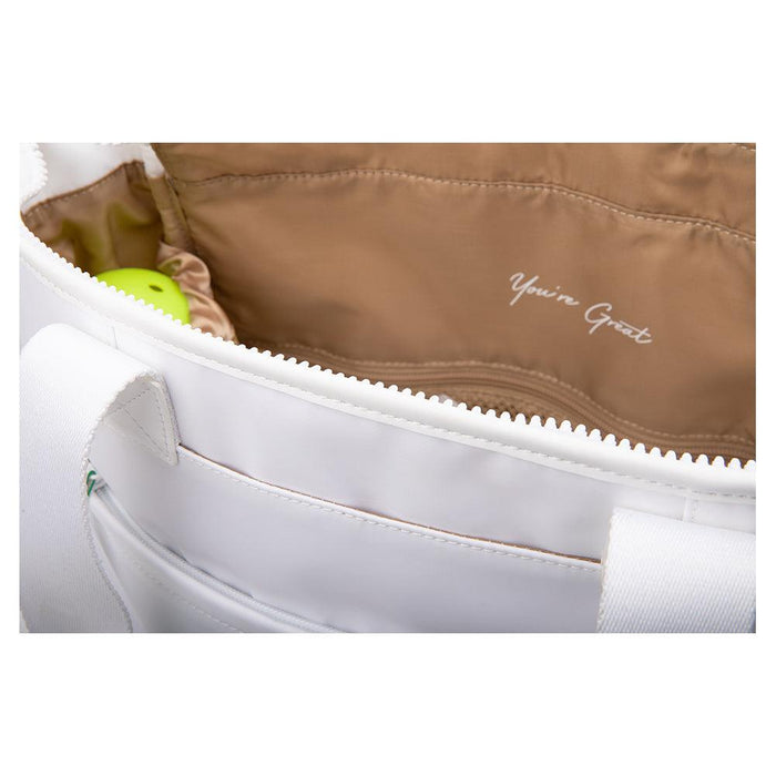 Belle Pickleball and Tote White