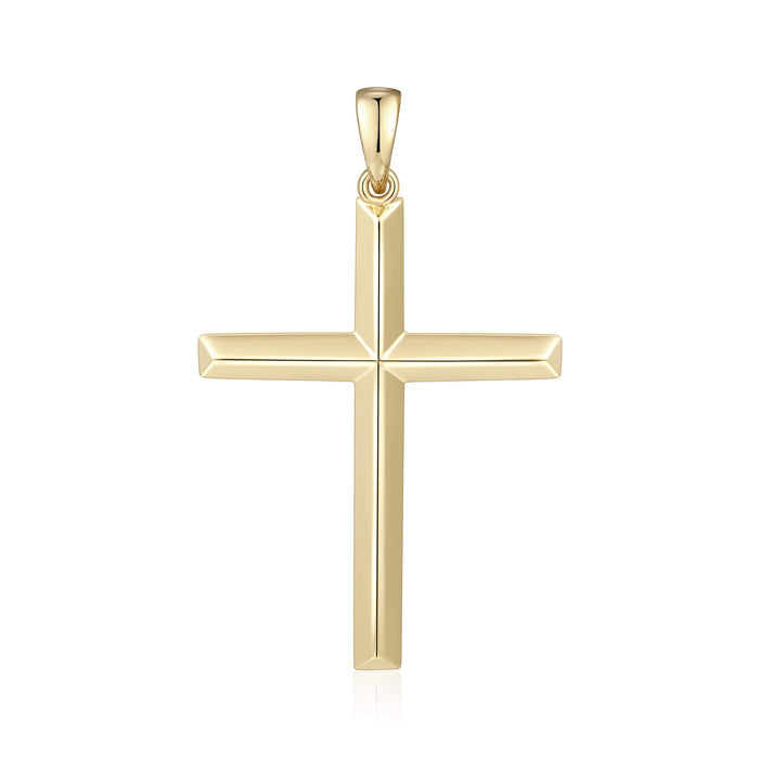 Beveled Edge Latin Cross Pendant