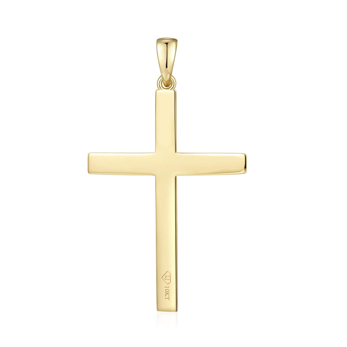 Beveled Edge Latin Cross Pendant