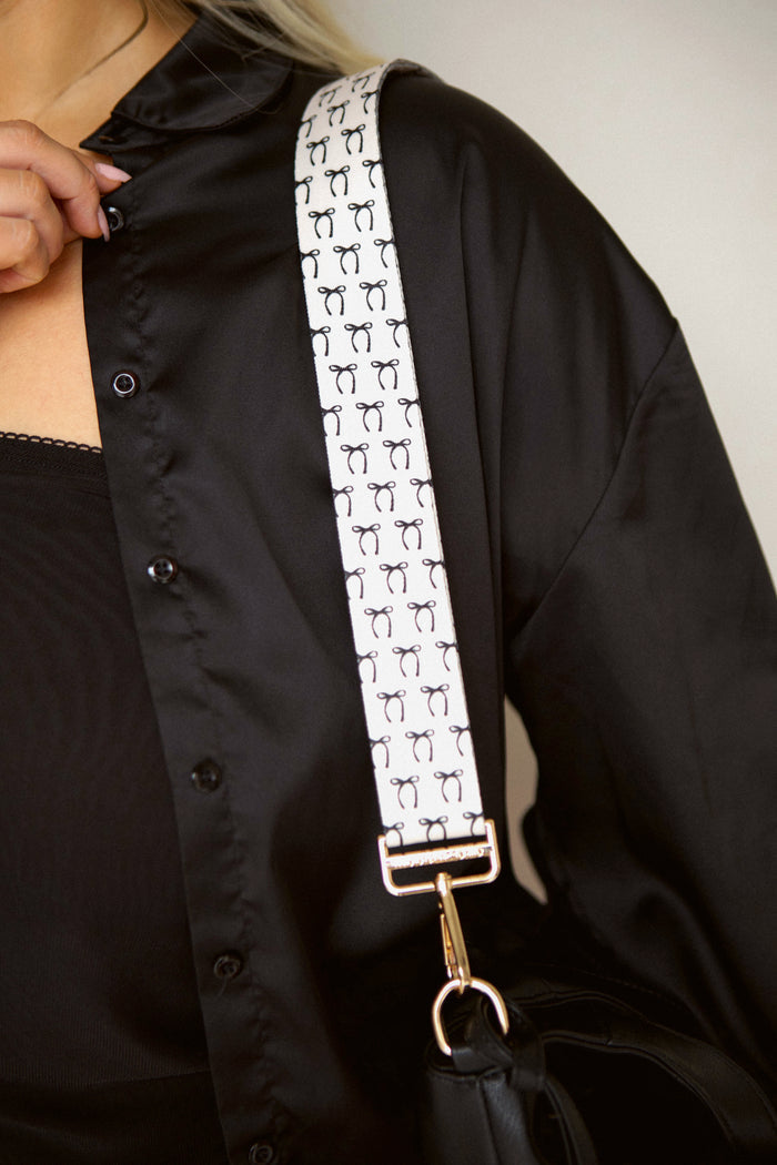 Bow-tiful Adjustable Bag Strap