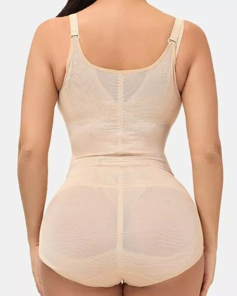 Breathable Waist Trainer Corset Bodysuit Shapewear  - By Qivii
