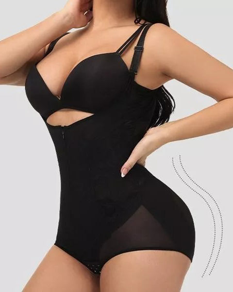 Breathable Waist Trainer Corset Bodysuit Shapewear  - By Qivii