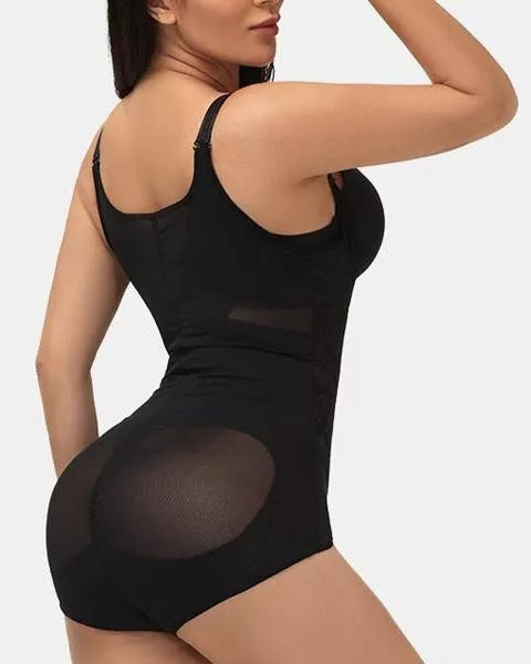 Breathable Waist Trainer Corset Bodysuit Shapewear  - By Qivii