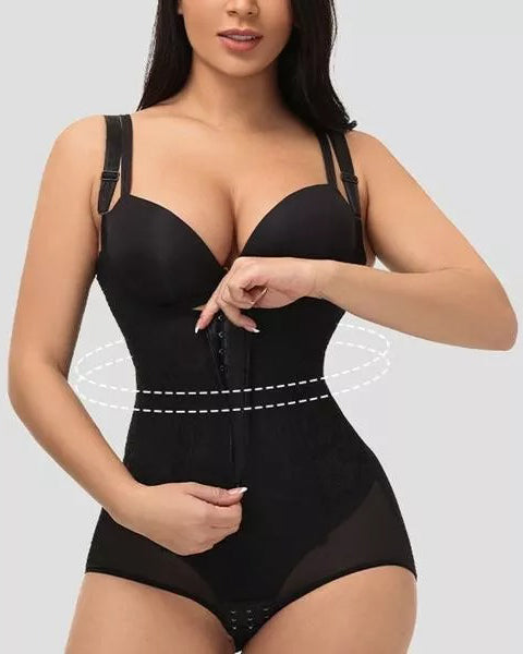 Breathable Waist Trainer Corset Bodysuit Shapewear  - By Qivii