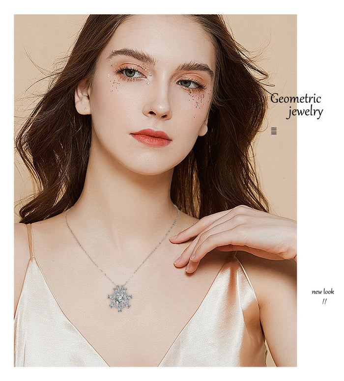 Bright Heart Fashion Necklace Female Clavicle Chain