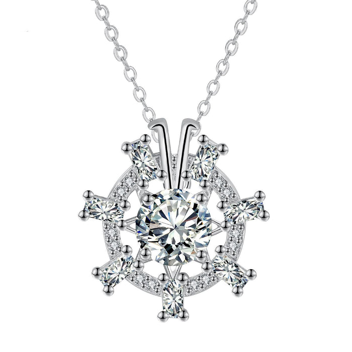 Bright Heart Fashion Necklace Female Clavicle Chain