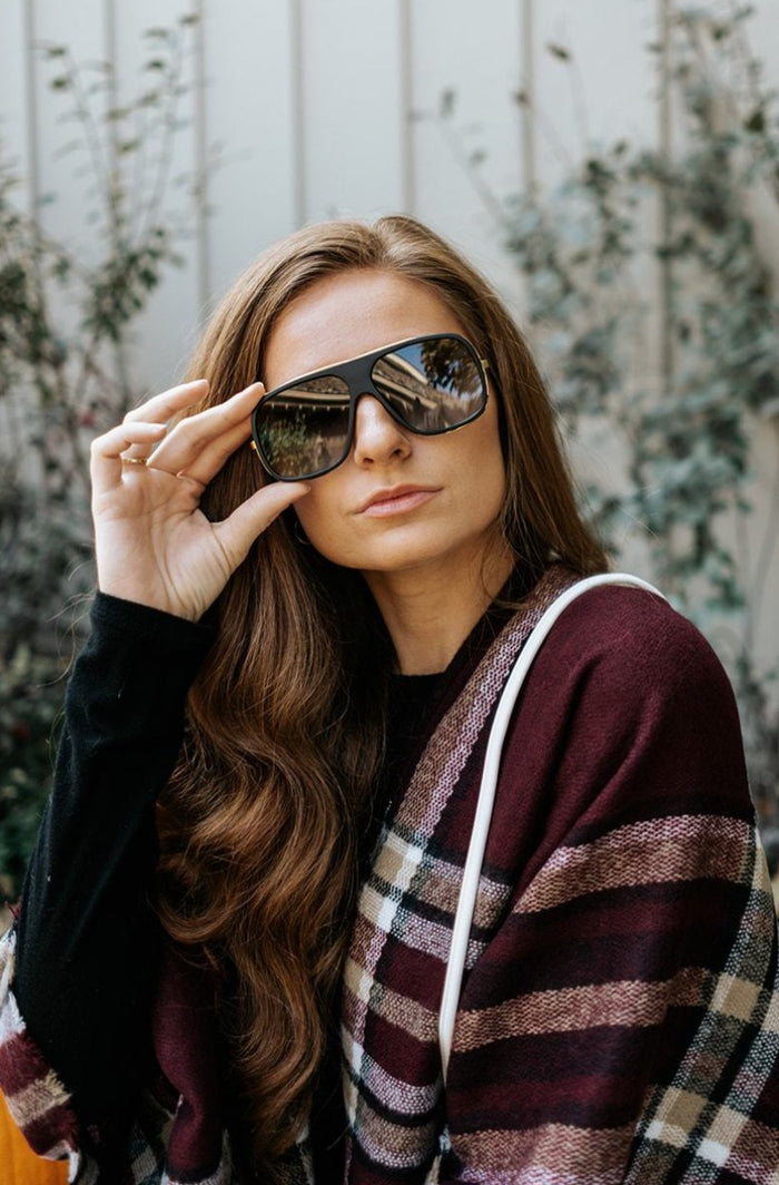Brooklyn Retro Square Sunglasses