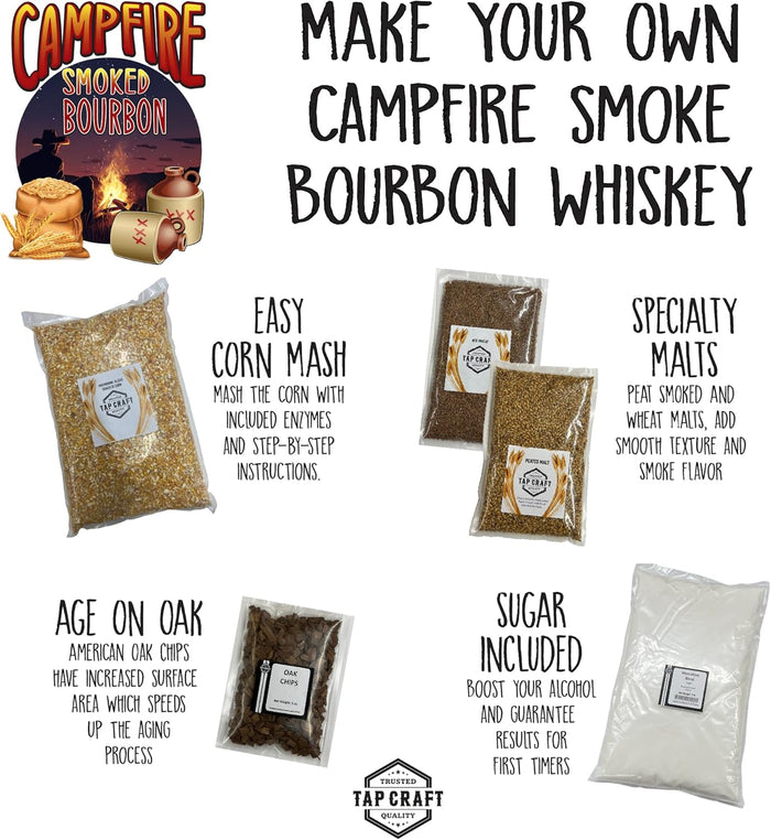 Campfire Bourbon-Style Whiskey Recipe Kit