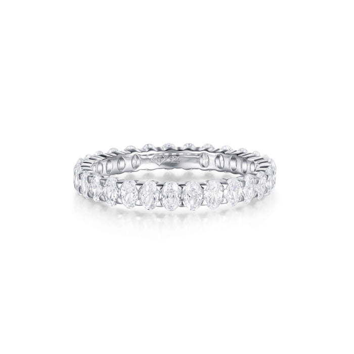 Carmella Oval Diamond Wedding Band