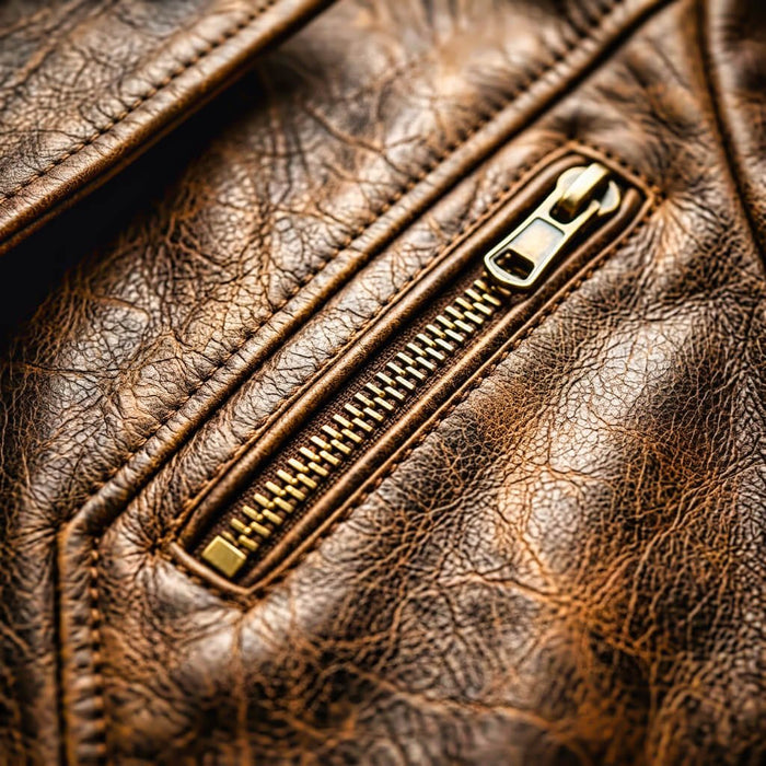 Carrollton Legacy Leather Blazer  - By Qivii