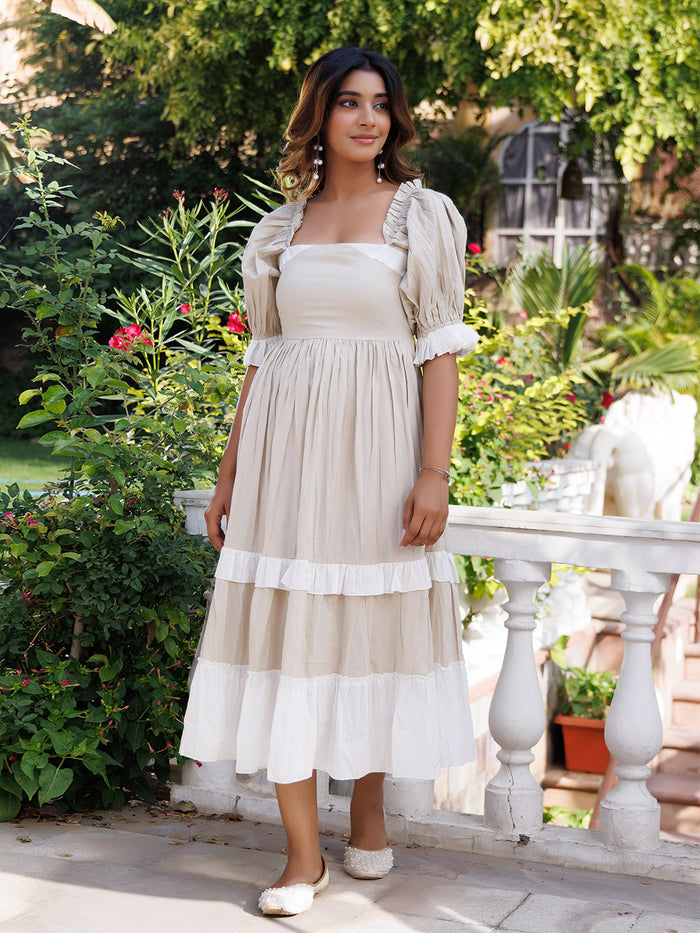 Castle Wall Cotton Dress