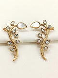 Chaitani White Boutique Earcuffs