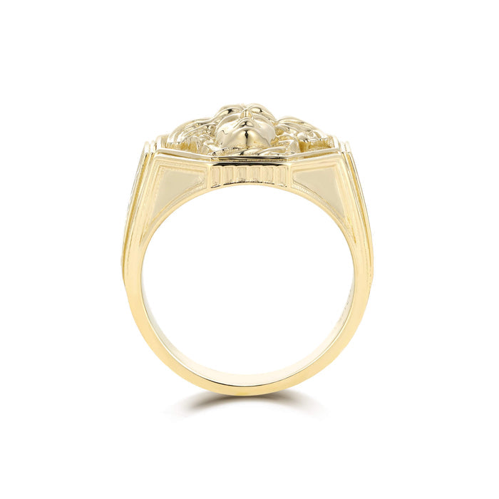 Checkerboard Medusa Ring