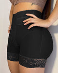 Colombian Girdles Lace Stitching Slimming Shorts Butt Lifter Front Buckle Shaping Panty - By Qivii