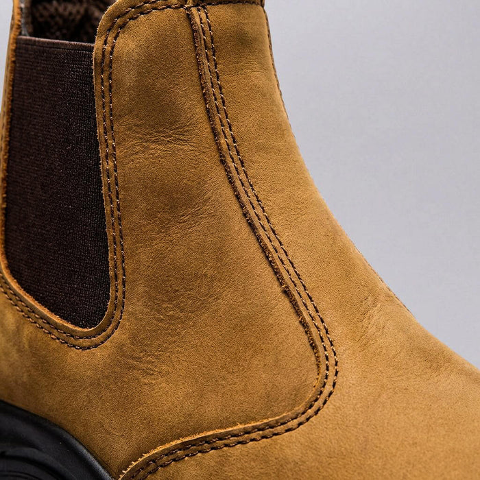 Colson Slip-On Leather Boots  - By Qivii