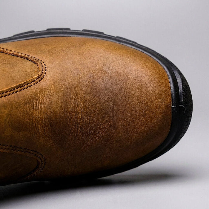 Colson Slip-On Leather Boots  - By Qivii