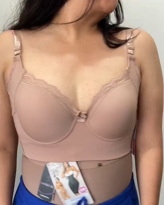 Comfort Lace Wirefree Full Cup bra  - By Qivii