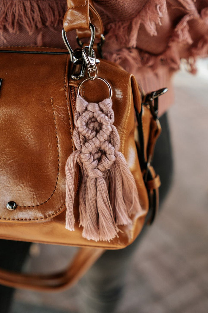 Cora Macrame Keychain - Final Sale